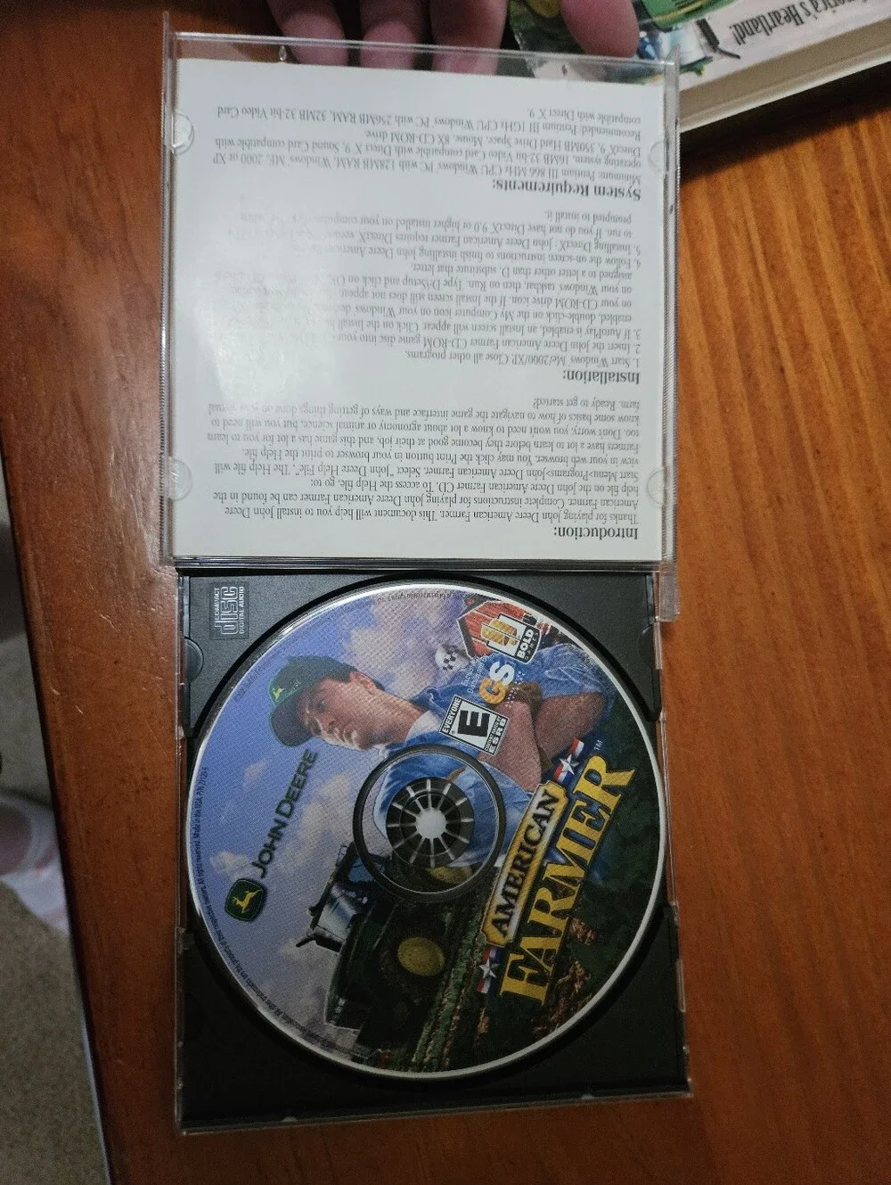 John deere american farmer (pc cd-rom 2004) tractor farming simulation!